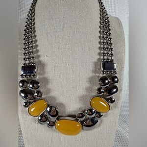 Lia Sophie Cloud Burst Chunky Choker Necklace